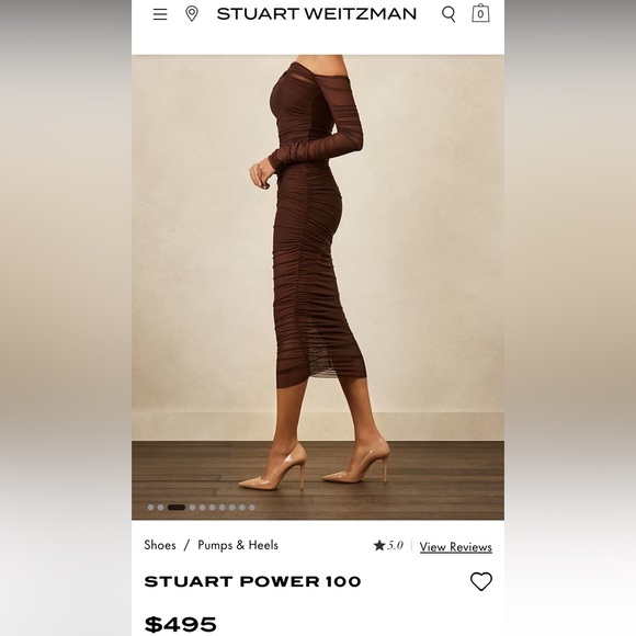 Stuart Weitzman Beige Heels - Picture 2 of 16